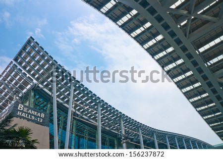 GUANGZHOU, CHINA  - MAY 11: CHINA IMPORT AND EXPORT FAIR COMPLEX  on May 11, 2013 in Guangzhou. This is the world\'s largest convention and exhibition center,An area of 713,000 square meters.