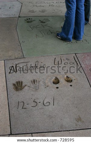 Hollywood California on Theater On Hollywood Boulevard In Hollywood  California    Stock Photo