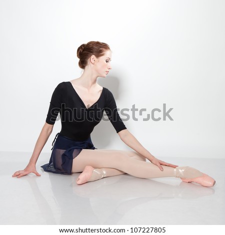 Ballet Dancer Sitting