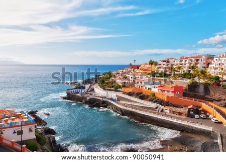 Puerto Santiago, Tenerife, in the Spanish Canary Islands