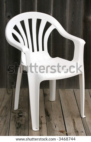 Plastic deck chair