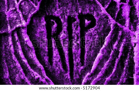 Purple RIP, Rest in Peace.
