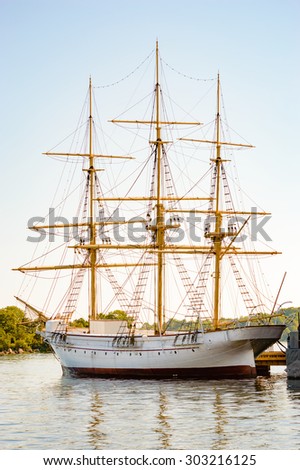 HMS Jarramas is one of the smallest fully rigged sailing ships in the world. She was launched in February 1900 and is now moored in Karlskrona, Sweden.