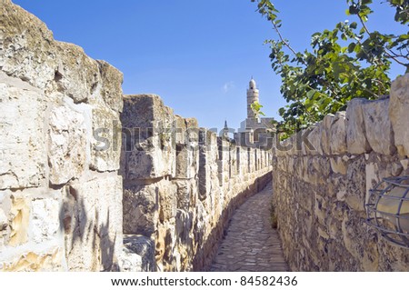 Old City, Citadel and Tower of David, Jerusalem, Israel