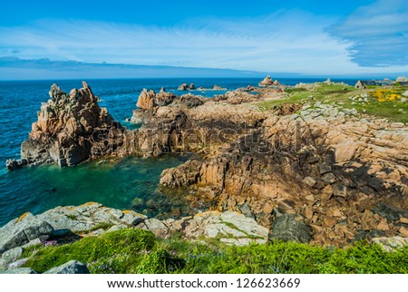 Brehat island in brittany cotes d armor France