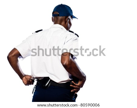 rear view of afro american police officer pulling out handcuffs in cops handcuff out of control kindergartner 450x356 rear view of afro american police officer pulling out handcuffs in cops handcuff out of control kindergartner 450x356