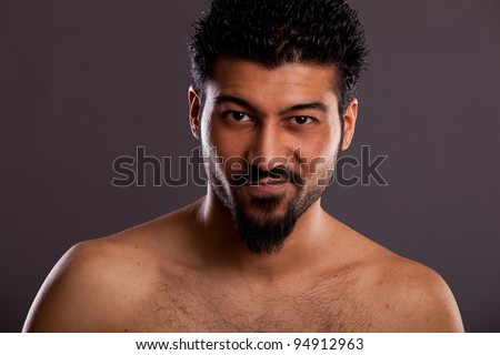 Portrait of a handsome egyptian men