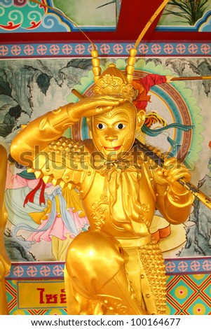 Chinese statue monkey king of \