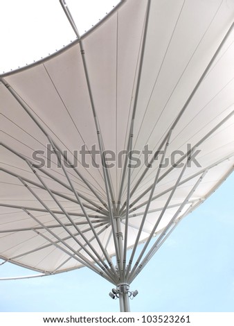 Detail of Big Umbrellas