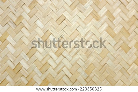 Old bamboo craft texture
