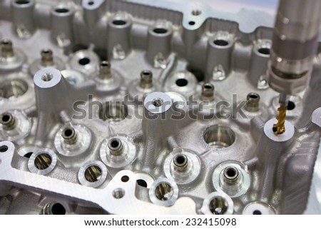 cylinder head of car engine