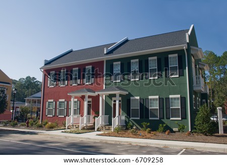 colorful coastal style rental apartments