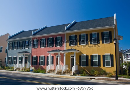colorful coastal style rental apartments
