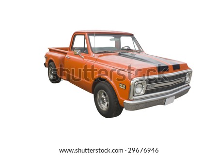 American Classic Orange Pickup