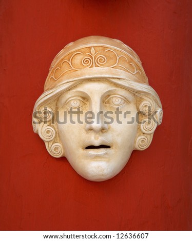 Greek antique mask