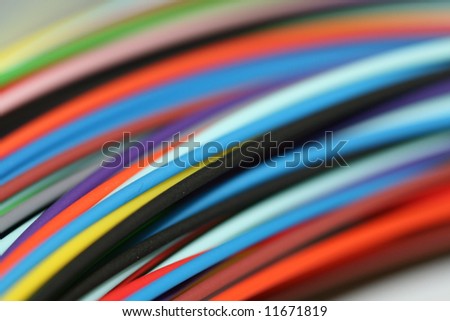 Fiberoptic on Fiber Optic Cable Wire Stock Photo 11671819   Shutterstock