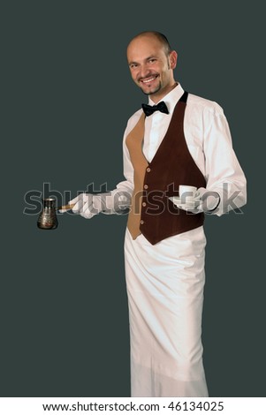 Coffee Shop Uniforms on Woman In A Coffee Shop Or Cafe Find Similar Images