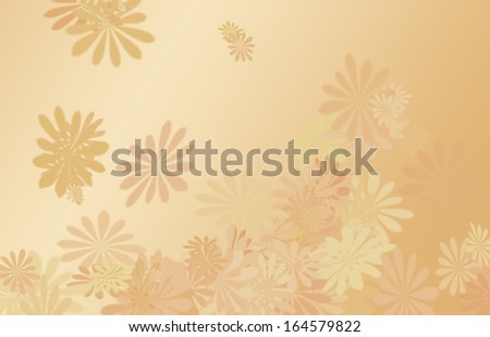 Beige flower background