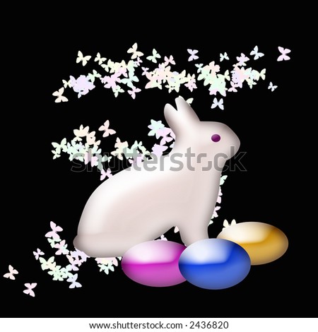 easter bunny art
