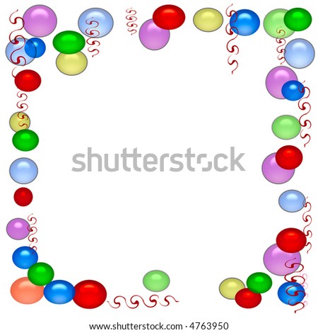 party balloons. stock photo : party balloons