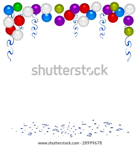 party balloons pictures. stock photo : party balloon