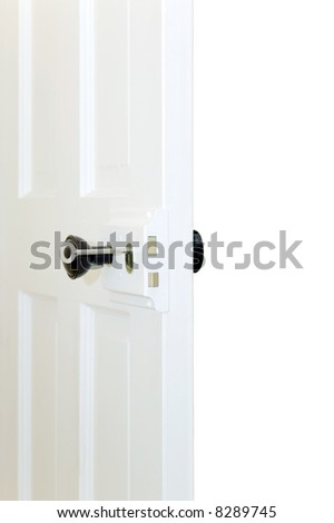  Fashioned  on Old Fashioned Door With Key In Lock  Open  Stock Photo 8289745