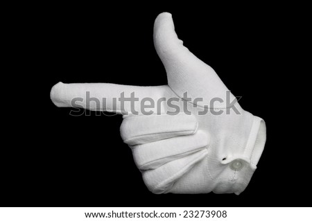 glove pointing