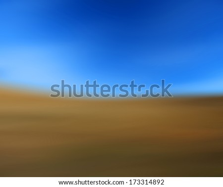 Sky and earth motion blur background