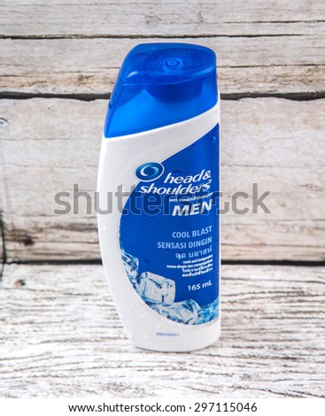PUTRAJAYA, MALAYSIA - JULY 14TH, 2015. Head And Shoulders shampoo for men. Head & Shoulders is a brand of anti-dandruff shampoo produced by Procter & Gamble.