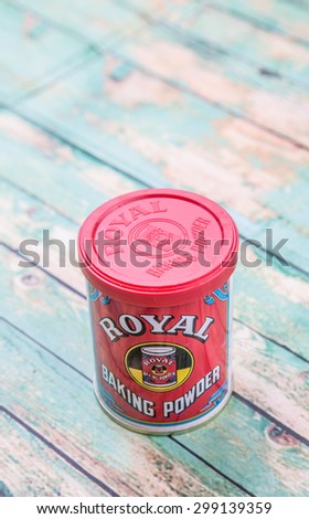 PUTRAJAYA, MALAYSIA - 31TH MAY 2015. Royal Baking Powder is a product brand produce by Mondelez international Inc, an American multinational confectionery, food and beverage conglomerate.