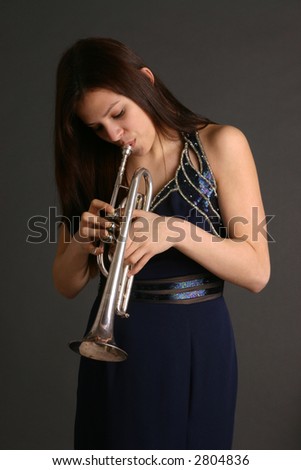 girl trumpet