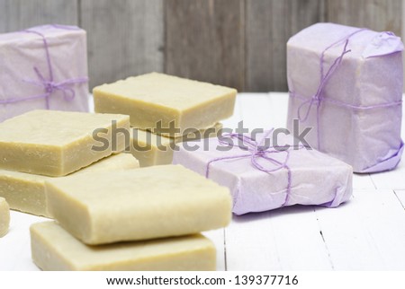 soaps and wrapped soaps