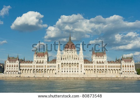 hungarian parliament, government building in budapest