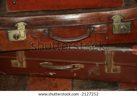 old luggage cases