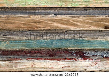 Layers Of Colored Wood