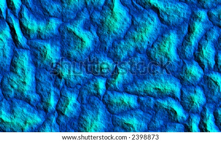 Blue Rock Abstract Texture