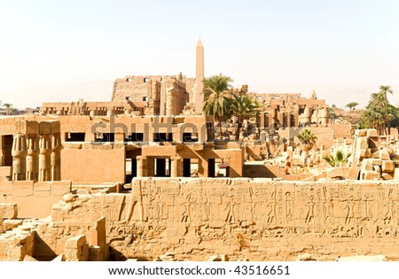 the Karnak temple complex,