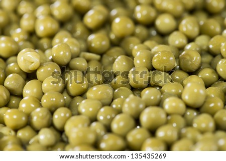Canned Peas as fullscreen background picture