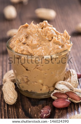 Portion of Peanut Butter in a small bowl