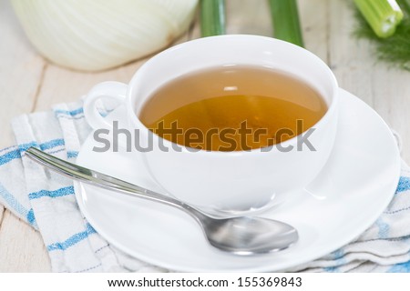 Fresh made Fennel Tea (macro shot)