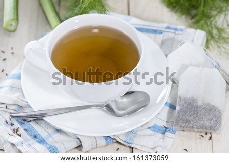 Cup of fresh made Fennel Tea