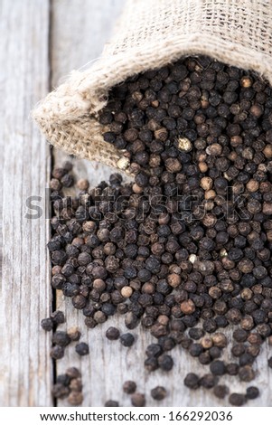 Black Peppercorns (macro shot)
