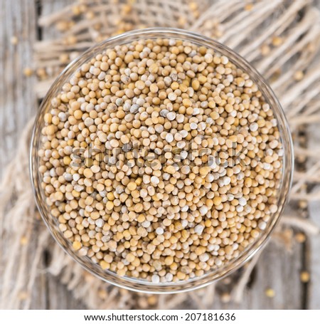 Heap of Mustard Seeds (detailed close-up shot)