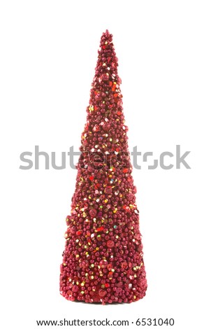 christmas decoration christmas tree made out of red balls christmas decoration christmas tree made out of red balls