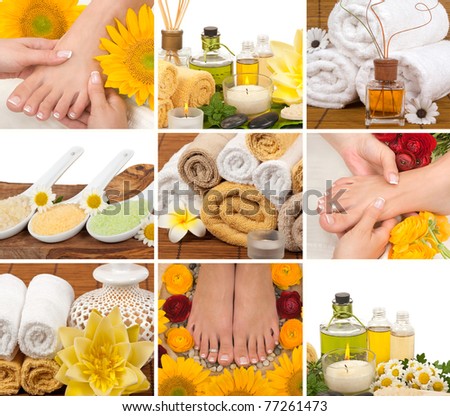 Lifestyle - Pagina 6 Stock-photo-spa-aromatherapy-massage-pedicure-collage-77261473