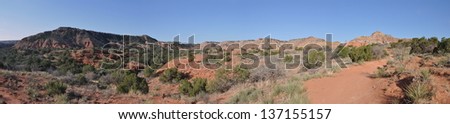 Beginning of Lighthouse Trail in Palo Duro Canyon State Park, Texas