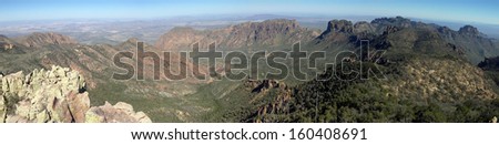 View from Emory Peak in Big Bend National Park, Texas