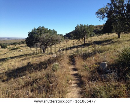 El Capitan Trail in Guadalupe Mountains National Park, Texas