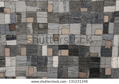 Clothes pieces fabric background