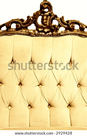 Sepia picture of a luxury furniture